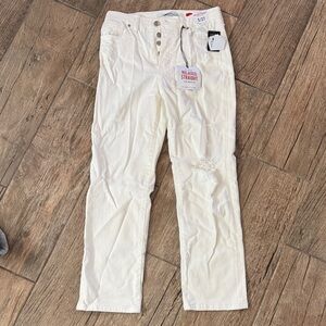 Celebrity Pink Cream Relaxed Straight Jeans